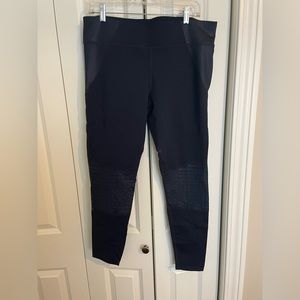 JOY LAB navy blue moto leggings
